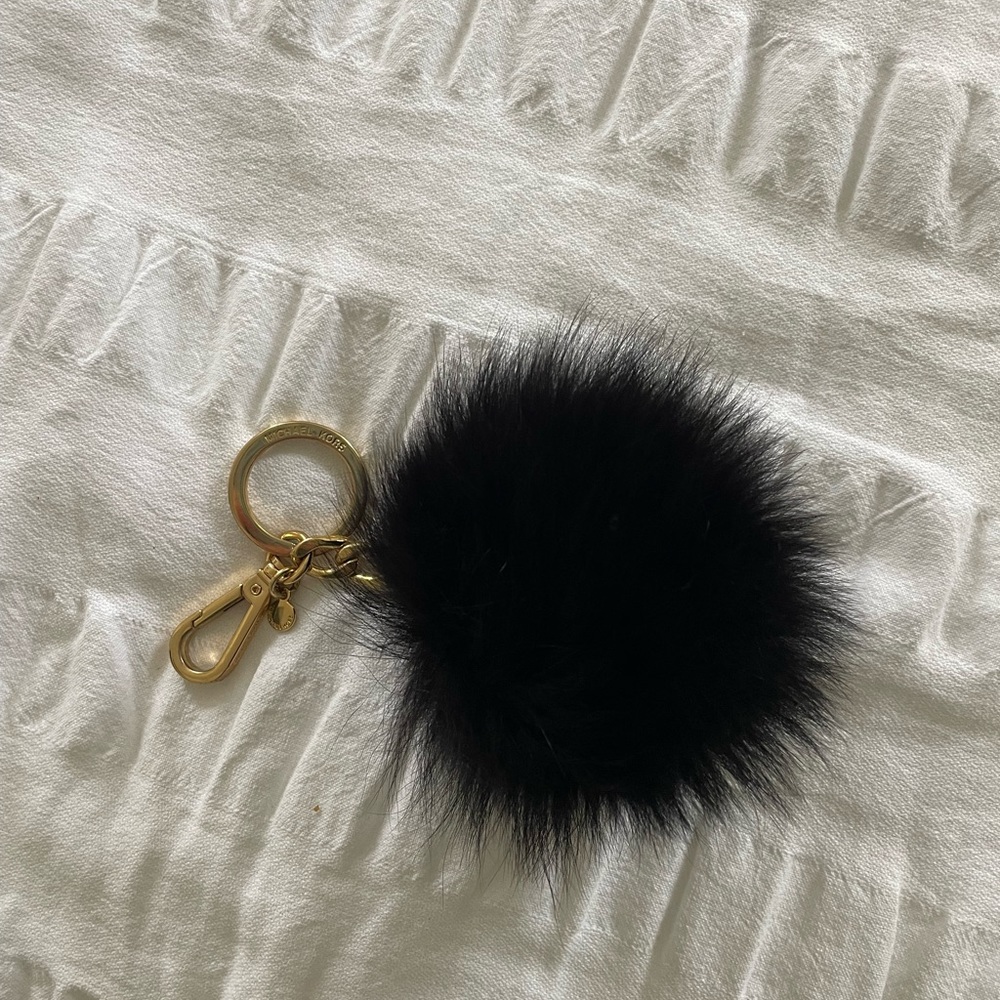 Michael kors pouf key chain